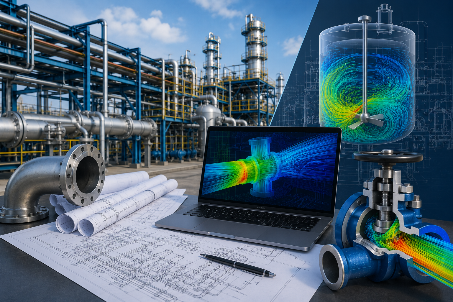 CFD simulation services using ANSYS Fluent and OpenFOAM