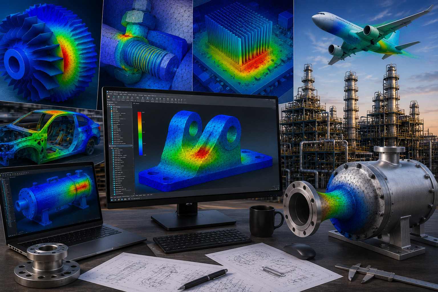 FEA training course using ANSYS Mechanical and Abaqus